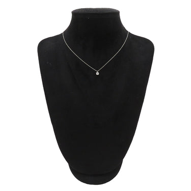 ティファニー Tiffany & Co ソリティア プラチナシルバー Pt950 ダイヤモンド ネックレス 1Pダイヤ