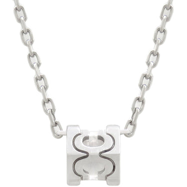 カルティエ Cartier C ドゥ カルティエ ネックレス N7409700 ホワイトゴールド K18WG ダイヤモンド ネックレス 750WG Au750 18金 1Pダイヤ