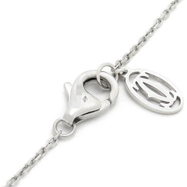 カルティエ Cartier C ドゥ カルティエ ネックレス N7409700 ホワイトゴールド K18WG ダイヤモンド ネックレス 750WG Au750 18金 1Pダイヤ
