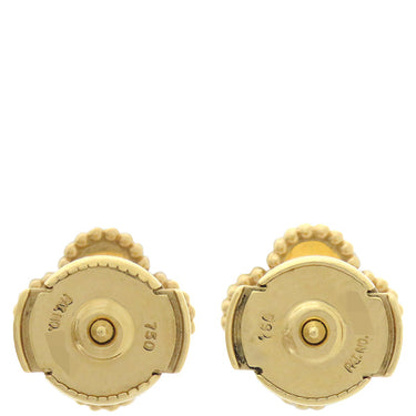 ヴァンクリーフアーペル Van Cleef & Arpels スウィート アルハンブラ VCARA44800 パールホワイトXイエローゴールド K18YG マザーオブパール ピアス 750YG 18K