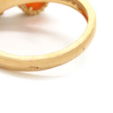 ヴァンクリーフアーペル Van Cleef & Arpels スウィート アルハンブラ エフイヤージュ VCARN5P600 ローズゴールド K18PG ダイヤモンド カーネリアン #48(JP8) リング 指輪 ピンクゴールド 7号