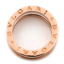 ブルガリ BVLGARI ビーゼロワン B-zero1 2バンド AN855964 ホワイト×ピンクゴールド K18PG セラミック #48(JP8) リング 指輪 750 Au750 18金 7.5号