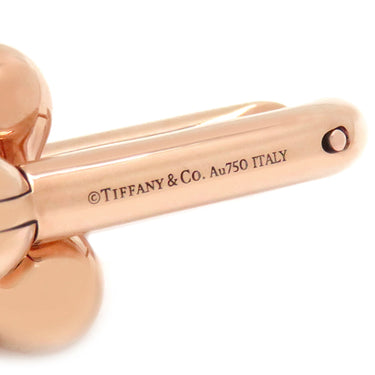 ティファニー Tiffany & Co ハードウェア ラージリンク 68533678 ピンクゴールド K18PG ピアス 750 PG RG