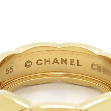 シャネル CHANEL ココクラッシュ J10571 イエローゴールド K18YG #55(JP15) リング 指輪 750AU 14.5号