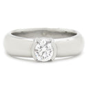 ティファニー Tiffany & Co ドッツ ソリティア ダイヤリング プラチナシルバー Pt950 リング 指輪 1Pダイヤ T＆Co. 11.5号