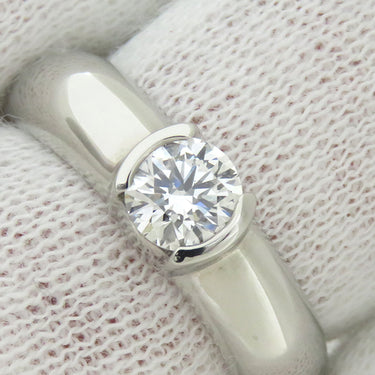 ティファニー Tiffany & Co ドッツ ソリティア ダイヤリング プラチナシルバー Pt950 リング 指輪 1Pダイヤ T＆Co. 11.5号