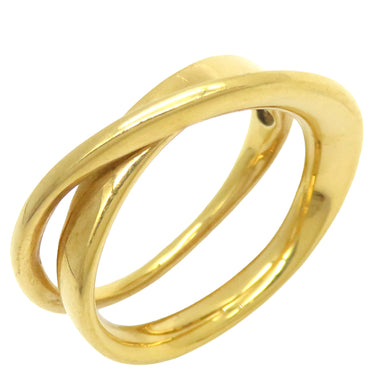 ジョージジェンセン Georg Jensen イエローゴールド K18YG リング 指輪 750 18K 18金 7号