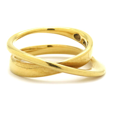 ジョージジェンセン Georg Jensen イエローゴールド K18YG リング 指輪 750 18K 18金 7号