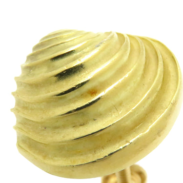 ティファニー Tiffany & Co 貝殻 シェルモチーフ イエローゴールド K18YG イヤリング 18K 750AU