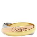 カルティエ Cartier トリニティSM ホワイトゴールドXイエローゴールドXピンクゴールド K18WG K18YG K18PG #51(JP11) リング 指輪 3連 3カラー 11号