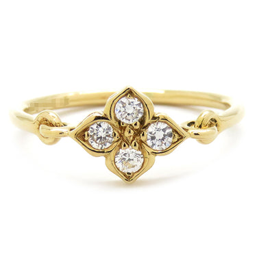 カルティエ Cartier ヒンドゥリング イエローゴールド K18YG ダイヤモンド #52(JP12) リング 指輪 750 18K 9.5号