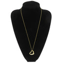 ティファニー Tiffany & Co オープンハート ダイヤ ロングネックレス イエローゴールド K18YG ダイヤモンド ネックレス 750YG エルサペレッティ