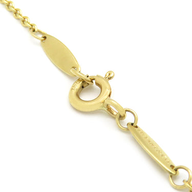 ティファニー Tiffany & Co オープンハート ダイヤ ロングネックレス イエローゴールド K18YG ダイヤモンド ネックレス 750YG エルサペレッティ