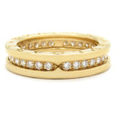 ブルガリ BVLGARI ビーゼロワン B-zero1 ダイヤリング XS イエローゴールド K18YG ダイヤモンド #50(JP10) リング 指輪 750YG 18金 10号