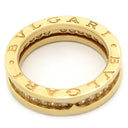 ブルガリ BVLGARI ビーゼロワン B-zero1 ダイヤリング XS イエローゴールド K18YG ダイヤモンド #50(JP10) リング 指輪 750YG 18金 10号
