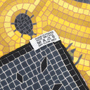 エルメス HERMES カレ90 CARRE ブラック×ジョーヌ シルク スカーフ 【CAVE FELEM/猫に注意】