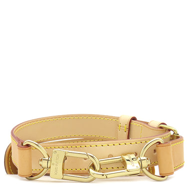 ルイヴィトン LOUIS VUITTON ヌメ革 121cm ベージュ ヌメ革 ショルダーストラップ ゴールド金具 レザー キーポルバンドリエール用