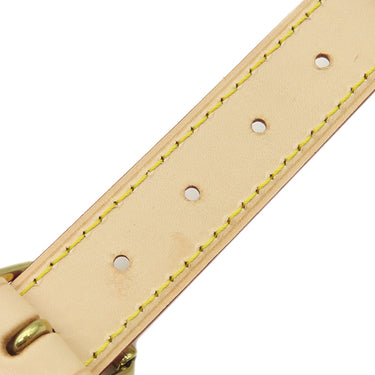 ルイヴィトン LOUIS VUITTON ヌメ革 121cm ベージュ ヌメ革 ショルダーストラップ ゴールド金具 レザー キーポルバンドリエール用