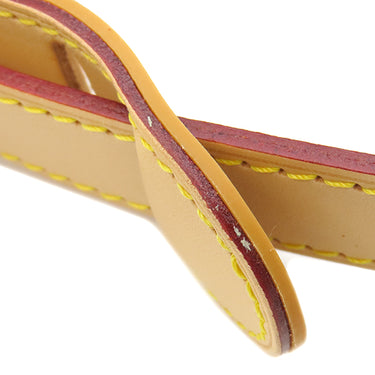 ルイヴィトン LOUIS VUITTON ヌメ革 121cm ベージュ ヌメ革 ショルダーストラップ ゴールド金具 レザー キーポルバンドリエール用