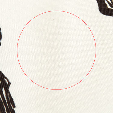 エルメス HERMES ヨッティングPM ホワイト×アニスグリーン コットン ポーチ シルバー金具 ジョッキー 馬モチーフ