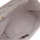 ルイヴィトン LOUIS VUITTON クルーズライン タイシエンヌ PM M95672 ローズ キャンバス レザー トートバッグ ゴールド金具 ピンク 白 グレー