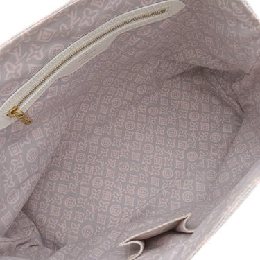 ルイヴィトン LOUIS VUITTON クルーズライン タイシエンヌ PM M95672 ローズ キャンバス レザー トートバッグ ゴールド金具 ピンク 白 グレー