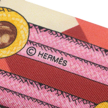 エルメス HERMES ツイリー レッド×オレンジ シルク スカーフ