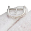 カルティエ Cartier ホワイトゴールド K18WG 腕時計パーツ 純正 尾錠 12mm幅対応 K18WG 無垢 750 ピンバックル パーツ 替え 交換 予備 スペア ホワイトゴールド 銀
