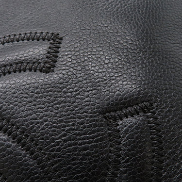 シャネル CHANEL ココマーク トートバッグ ブラック キャビアスキン ハンドバッグ マットゴールド金具 黒 ヴィンテージ