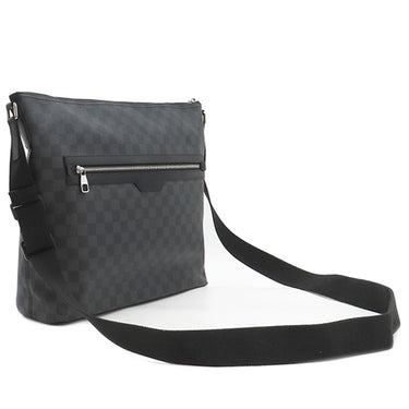 ルイヴィトン LOUIS VUITTON ミック MM N41106 ダミエグラフィット ダミエグラフィットキャンバス ショルダーバッグ シルバー金具 黒 メッセンジャーバッグ