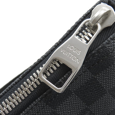 ルイヴィトン LOUIS VUITTON ミック MM N41106 ダミエグラフィット ダミエグラフィットキャンバス ショルダーバッグ シルバー金具 黒 メッセンジャーバッグ