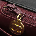 シャネル CHANEL マトラッセ フルフラップ ブラック ラムスキン ショルダーバッグ ゴールド金具 黒 チェーンショルダ― ココマーク