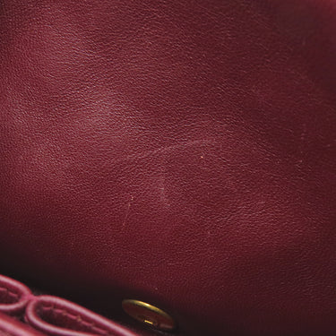 シャネル CHANEL マトラッセ フルフラップ ブラック ラムスキン ショルダーバッグ ゴールド金具 黒 チェーンショルダ― ココマーク