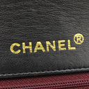 シャネル CHANEL マトラッセ フルフラップ ブラック ラムスキン ショルダーバッグ ゴールド金具 黒 チェーンショルダ― ココマーク