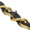 シャネル CHANEL マトラッセ フルフラップ ブラック ラムスキン ショルダーバッグ ゴールド金具 黒 チェーンショルダ― ココマーク