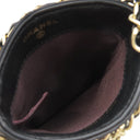 シャネル CHANEL テック ミー アウト AP1161 ブラック ラムスキン ショルダーバッグ シャンパンゴールド金具 黒 チェーンショルダー フォンケース