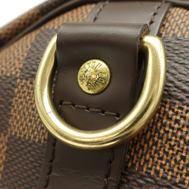 ルイヴィトン LOUIS VUITTON スピーディ バンドリエール30 N41183 ダミエエベヌ ダミエキャンバス ハンドバッグ ゴールド金具 茶 ボストン 鍵・パドロック欠品