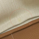 エルメス HERMES ガーデンパーティーPM ゴールド ネゴンダ トートバッグ シルバー金具 茶 ソルド品の刻印あり