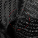 プラダ PRADA ナイロン メッセンジャーバッグ ブラック ナイロン レザー ショルダーバッグ シルバー金具 黒 三角ロゴ