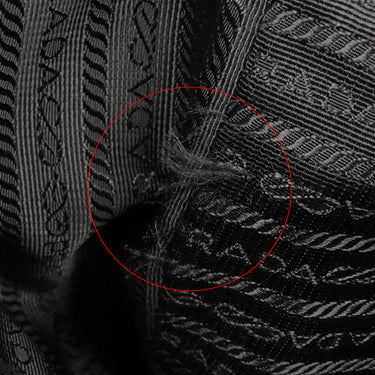 プラダ PRADA ナイロン メッセンジャーバッグ ブラック ナイロン レザー ショルダーバッグ シルバー金具 黒 三角ロゴ