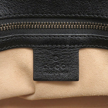グッチ GUCCI GG マーモント 658450 ブラック レザー 2WAYバッグ ゴールド金具 黒 ハンドバッグ ショルダーバッグ