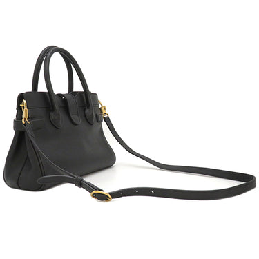 グッチ GUCCI GG マーモント 658450 ブラック レザー 2WAYバッグ ゴールド金具 黒 ハンドバッグ ショルダーバッグ