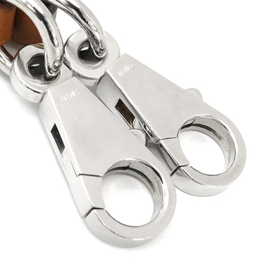 エルメス HERMES ショルダーストラップ ゴールド ヴォーエプソン ショルダーストラップ シルバー金具 茶