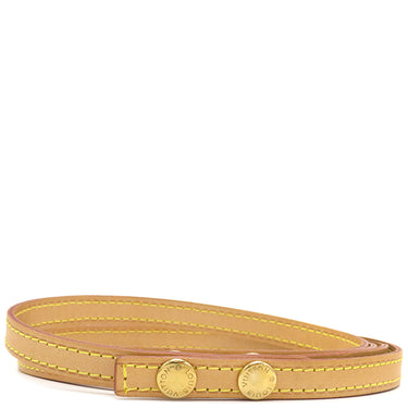 ルイヴィトン LOUIS VUITTON 135cm ベージュ ヌメ革 ショルダーストラップ ゴールド金具 フロランティーヌ用