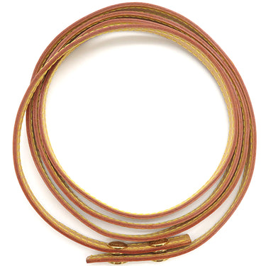 ルイヴィトン LOUIS VUITTON 135cm ベージュ ヌメ革 ショルダーストラップ ゴールド金具 フロランティーヌ用