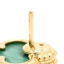 ヴァンクリーフアーペル Van Cleef & Arpels ヴィンテージ アルハンブラ VCARO3QL00 イエローゴールド×グリーン K18YG マラカイト ピアス 18金 18K 750YG