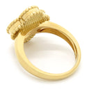 ヴァンクリーフアーペル Van Cleef & Arpels ヴィンテージ アルハンブラ VCARA41100 パールホワイトXイエローゴールド K18YG ダイヤモンド マザーオブパール #53(JP13) リング 指輪 白 シェル 12.5号