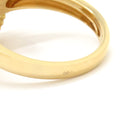 ヴァンクリーフアーペル Van Cleef & Arpels ヴィンテージ アルハンブラ VCARA41100 パールホワイトXイエローゴールド K18YG ダイヤモンド マザーオブパール #53(JP13) リング 指輪 白 シェル 12.5号