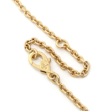 ヴァンクリーフアーペル Van Cleef & Arpels ピュア アルハンブラ VCARB13900 ブラックXイエローゴールド K18YG オニキス ネックレス 750YG 18K 18金