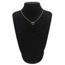 ヴァンクリーフアーペル Van Cleef & Arpels ピュア アルハンブラ VCARB13900 ブラックXイエローゴールド K18YG オニキス ネックレス 750YG 18K 18金